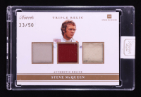 Steve McQueen 2025 Keepsake Edition Authentic Triple Relic #163 #33/50 at PristineAuction.com