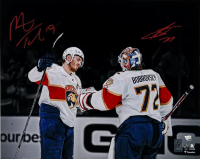 Sergei Bobrovsky & Matthew Tkachuk Signed Panthers 16x20 Photo (Fanatics) at PristineAuction.com