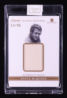 Steve McQueen 2025 Keepsake Edition Iconic Posters Authentic Relic #87 #13/50 at PristineAuction.com