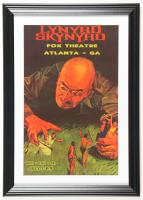 1976 Lynyrd Skynyrd Custom Framed Concert Poster at PristineAuction.com