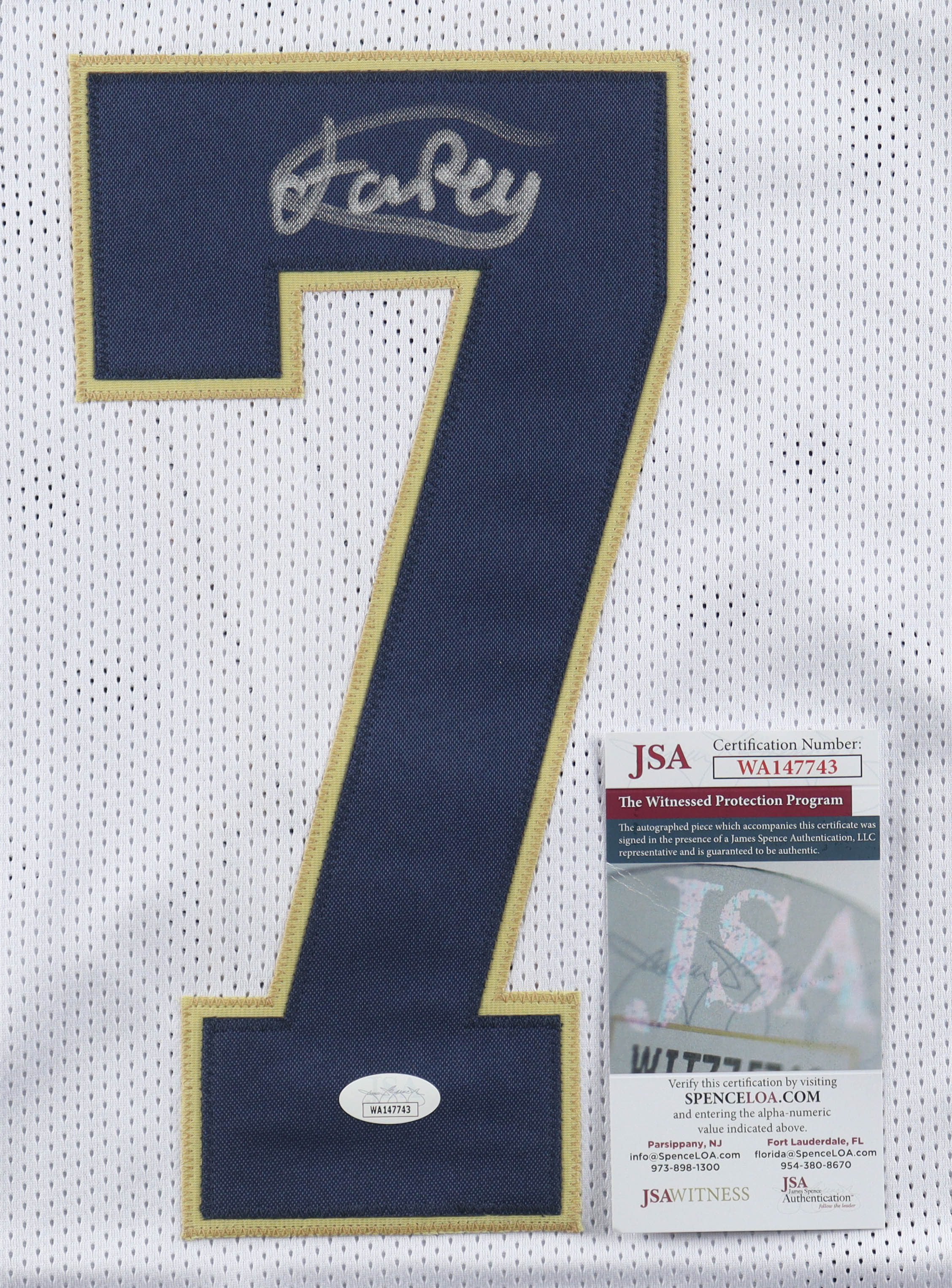 Isaiah Foskey Signed Jersey (JSA) at PristineAuction.com Isaiah Foskey Signed Jersey (JSA) at PristineAuction.com