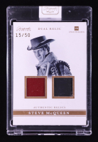 Steve McQueen 2025 Keepsake Edition Authentic Dual Relic #113 #15/50 at PristineAuction.com
