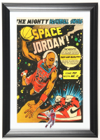 1985 Air Jordan 1 Custom Framed Poster Display at PristineAuction.com