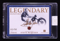 Steve McQueen 2025 Keepsake Edition Legendary Signatures Authentic Gemstone #13 #02/50 at PristineAuction.com