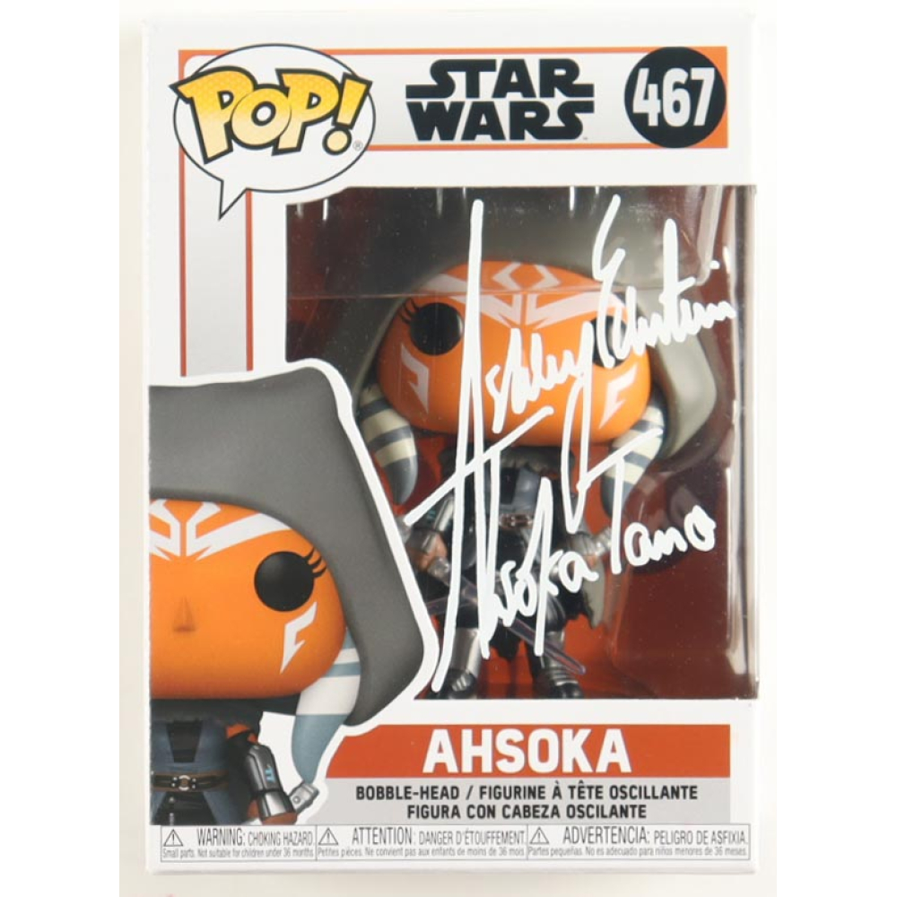 Ashley Eckstein Signed "STAR WARS" #467 Ahsoka Tano Funko Pop! Vinyl Figure Inscribed "Ahsoka Tano" (JSA) at PristineAuction.com