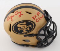 Roger Craig Signed 49ers Rave Alternate Speed Mini Helmet Inscribed "3x SB Champ" (Beckett) at PristineAuction.com