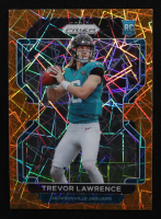 Trevor Lawrence 2021 Panini Prizm Prizms Orange Lazer #331 RC at PristineAuction.com
