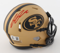 Ricky Pearsall Signed 49ers Rave Alternate Speed Mini Helmet (Beckett) at PristineAuction.com