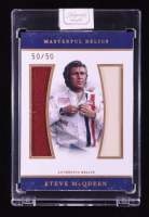 Steve McQueen 2025 Keepsake Edition Masterful Relics #136 #50/50 at PristineAuction.com