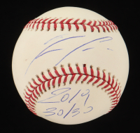 Ronald Acuña Jr. Signed OML Baseball Inscribed "2019 30/30" (Beckett) at PristineAuction.com