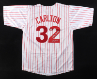 Steve Carlton Signed Jersey Inscribed "HOF 94" (JSA) at PristineAuction.com