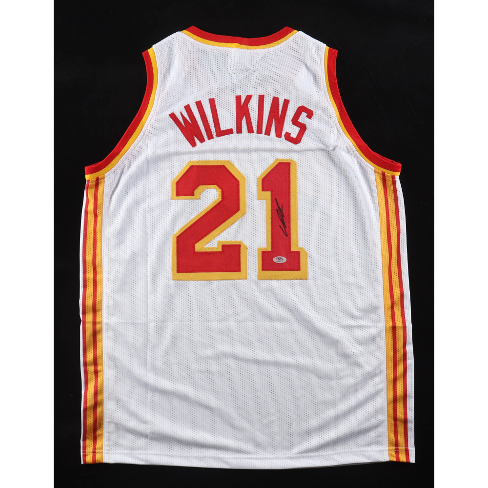 Dominique Wilkins Signed Jersey (PSA) at PristineAuction.com