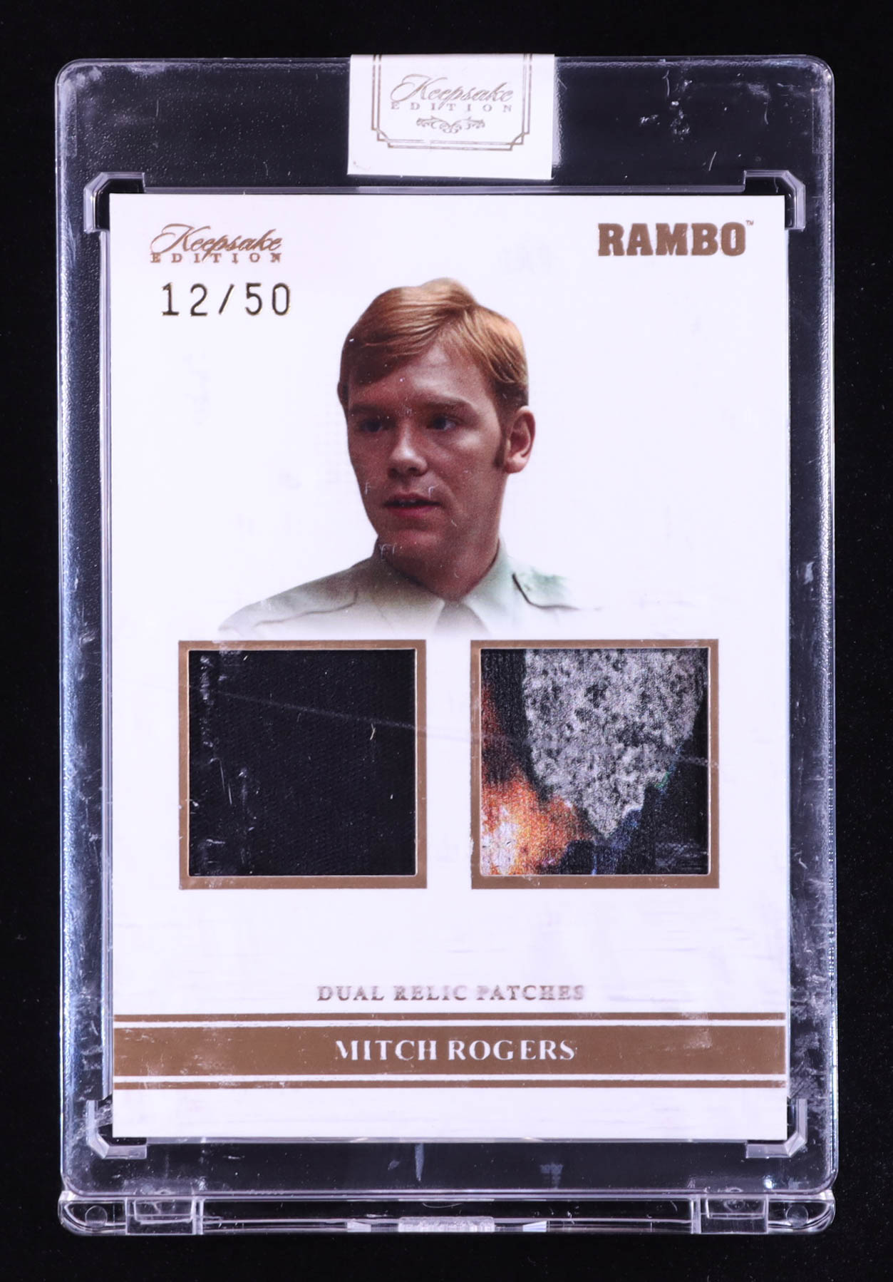 Mitch Rogers 2024 Keepsake Edition Dual Relic Patches Rambo #220 #12/50 at PristineAuction.com Mitch Rogers 2024 Keepsake Edition Dual Relic Patches Rambo #220 #12/50 at PristineAuction.com