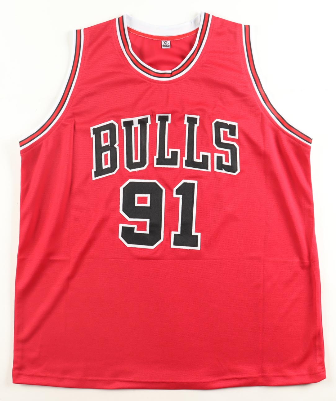 Dennis Rodman Signed Jersey (Beckett) at PristineAuction.com Dennis Rodman Signed Jersey (Beckett) at PristineAuction.com