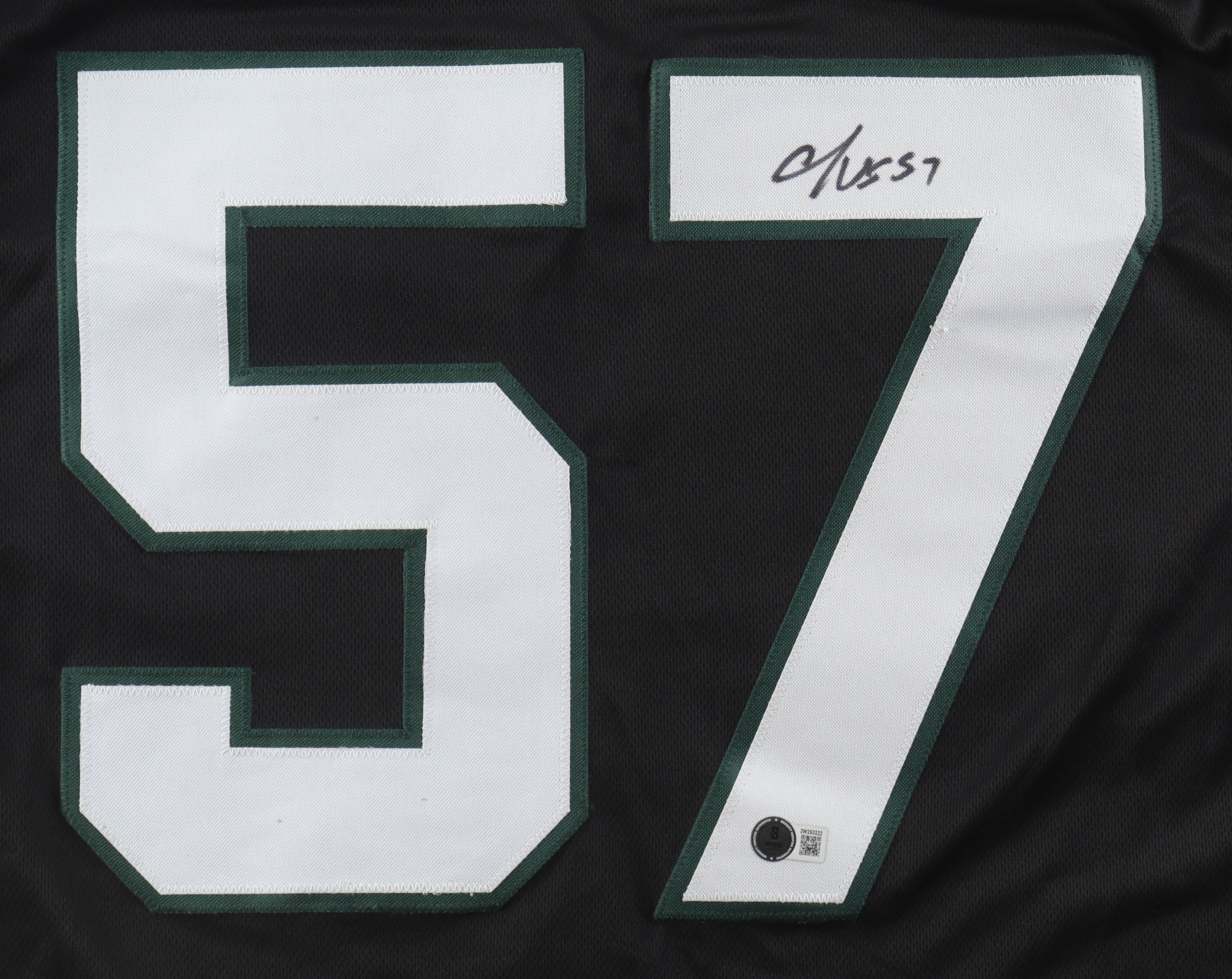 C. J. Mosley Signed Jersey (Beckett) at PristineAuction.com C. J. Mosley Signed Jersey (Beckett) at PristineAuction.com