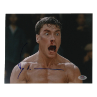 Jean-Claude Van Damme Signed "Bloodsport" 8x10 Photo (PSA) at PristineAuction.com