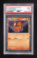 Charmander 2023-24 Pokemon Scarlet and Violet Black Star Promos #047 COSMOS / Smooth Cosmos Foil (PSA 9) at PristineAuction.com