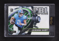 Jaxson Dart 2024 Wild Card QB1 On the Clock Green and White #JD1 RC #9/20 at PristineAuction.com