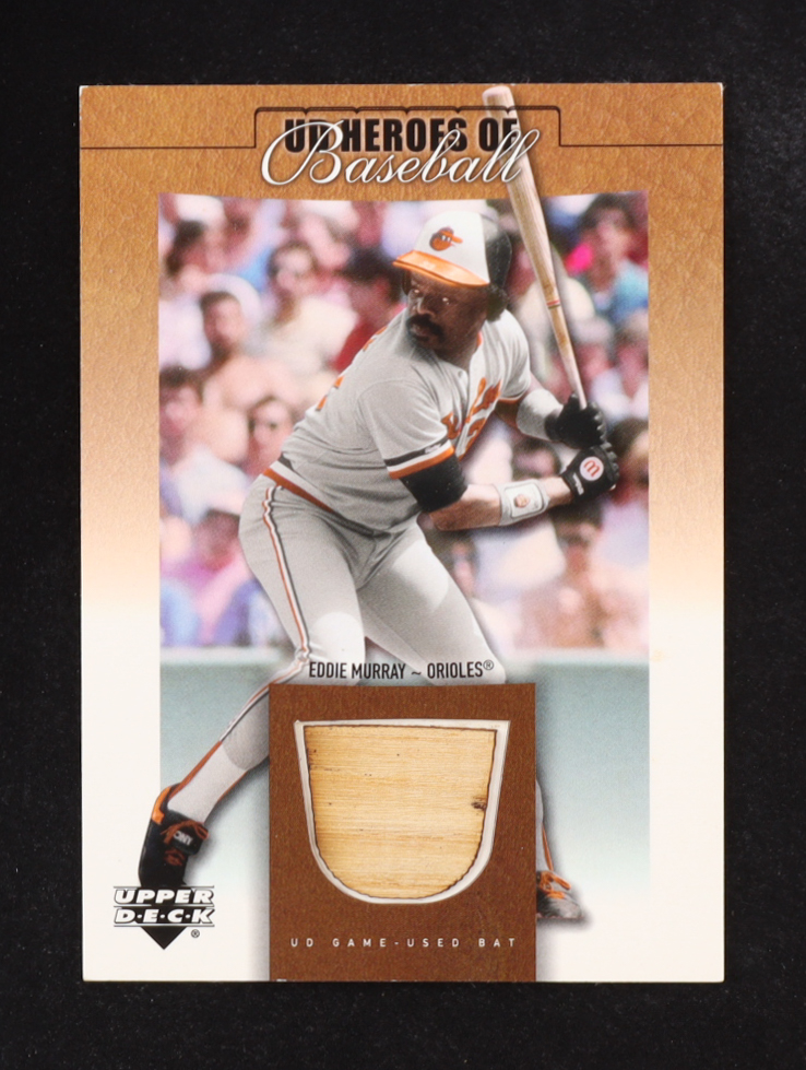 Eddie Murray 2001 Upper Deck Our Heroes Of Baseball Game-Used Bat #B-EM at PristineAuction.com Eddie Murray 2001 Upper Deck Our Heroes Of Baseball Game-Used Bat #B-EM at PristineAuction.com
