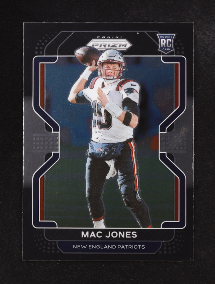 Mac Jones 2021 Panini Chronicles Prizm Black #5 RC at PristineAuction.com Mac Jones 2021 Panini Chronicles Prizm Black #5 RC at PristineAuction.com
