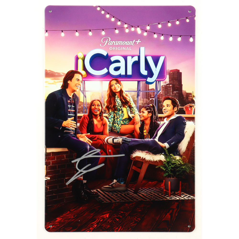 Jerry Trainor Signed "iCarly" 8x12 Metal Sign (JSA) at PristineAuction.com