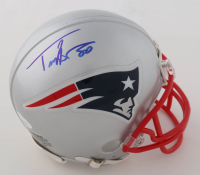 Troy Brown Signed Patriots Mini Helmet (JSA) at PristineAuction.com