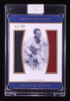 Steve McQueen 2025 Keepsake Edition Masterful Relics #132 #12/50 at PristineAuction.com