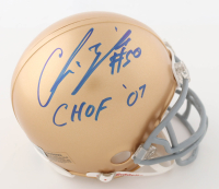 Chris Zorich Signed Notre Dame Fighting Irish Mini Helmet Inscribed "CHOF '07" (Beckett) at PristineAuction.com