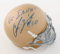 Chris Zorich Signed Notre Dame Fighting Irish Mini Helmet Inscribed "'Go Irish!" (JSA) at PristineAuction.com