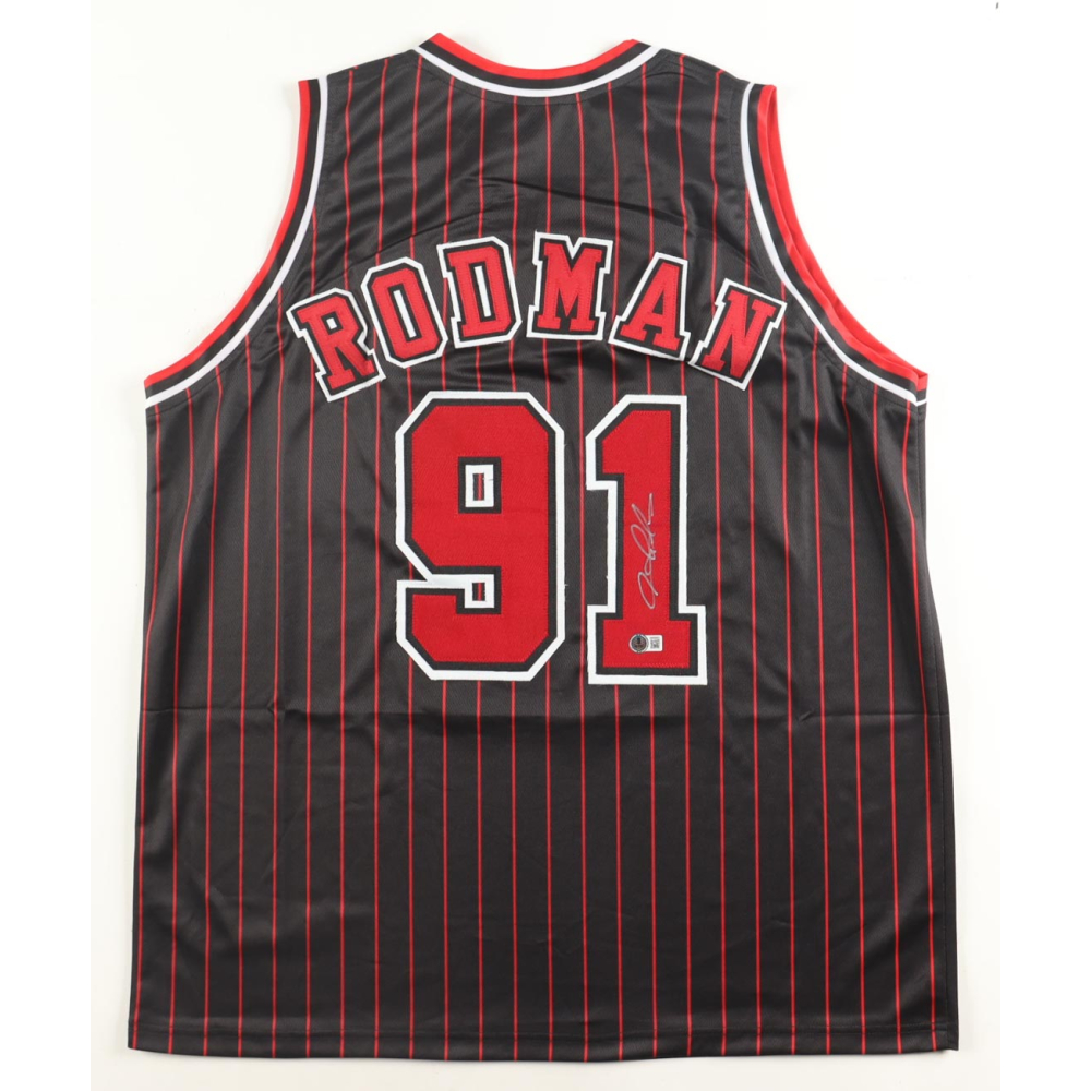 Dennis Rodman Signed Jersey (Beckett) at PristineAuction.com