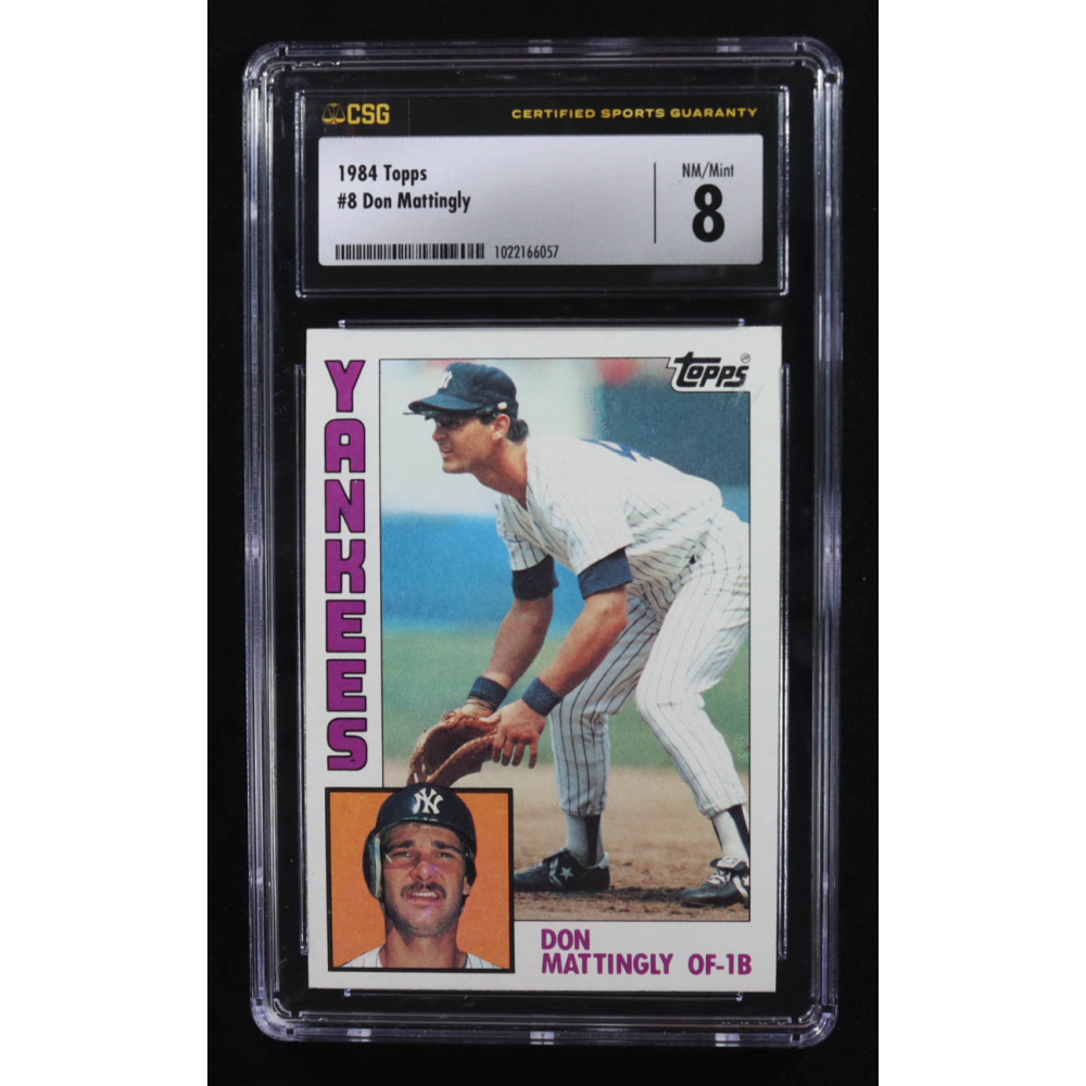 Don Mattingly 1984 Topps #8 RC (CSG 8) at PristineAuction.com