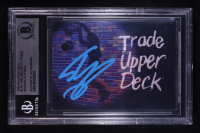 Shaquille O'Neal Signed 1992-93 Upper Deck NBA Draft Trade #1a RC (BGS) at PristineAuction.com