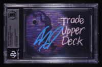 Shaquille O'Neal Signed 1992-93 Upper Deck NBA Draft Trade #1a RC (BGS) at PristineAuction.com