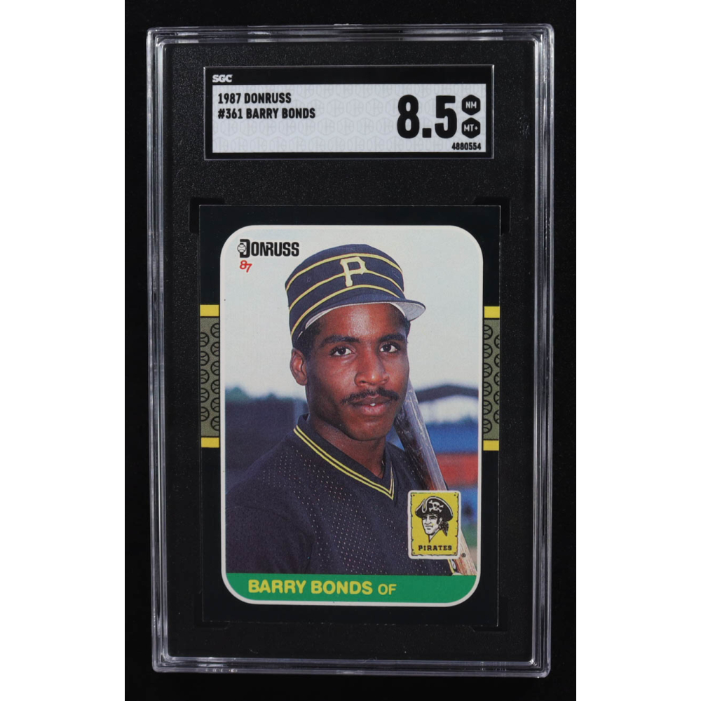 Barry Bonds 1987 Donruss #361 RC (SGC 8.5) at PristineAuction.com