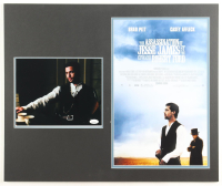 Brad Pitt Signed "The Assassination of Jesse James by the Coward Robert Ford" Custom Matted Photo (JSA) at PristineAuction.com
