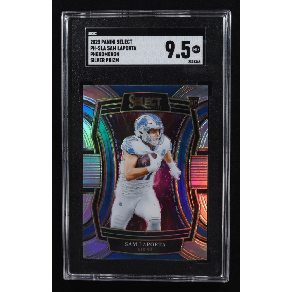 Sam LaPorta 2023 Select Phenomenon Prizm #9 RC (SGC 9.5) at PristineAuction.com