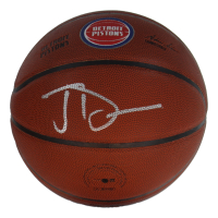 Joe Dumars Signed Pistons Logo NBA Basketball (Schwartz) at PristineAuction.com