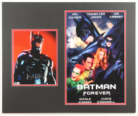 Val Kilmer Signed "Batman Forever" Custom Matted Photo (Beckett) at PristineAuction.com