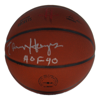 Elvin Hayes Signed Rockets Logo NBA Basketball Inscribed "HOF 90" (Schwartz) at PristineAuction.com