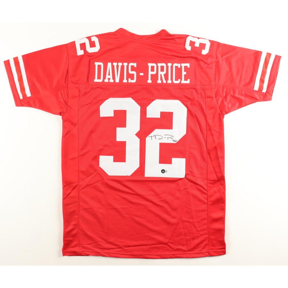 Tyrion Davis-Price Signed Jersey (Beckett) at PristineAuction.com