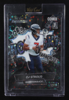 CJ Stroud 2023 Wild Card Alumination Comix Houston! Black Disco #CS1 RC #12/18 at PristineAuction.com
