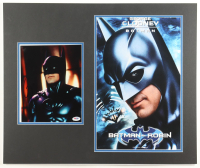 George Clooney Signed "Batman & Robin" Custom Matted Photo (PSA) at PristineAuction.com