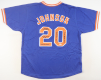 Howard "HoJo" Johnson Signed Jersey with Multiple Career Stat Inscriptions (JSA) at PristineAuction.com