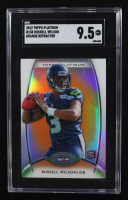 Russell Wilson 2012 Topps Platinum Orange Refractors #138 RC (SGC 9.5) at PristineAuction.com