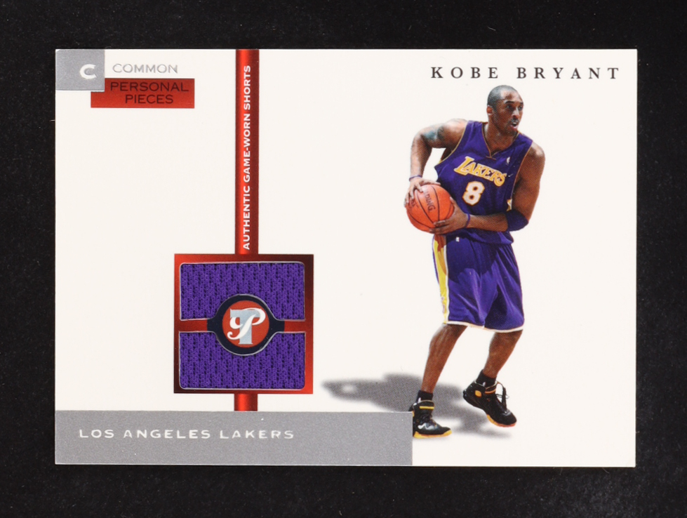 Kobe Bryant 2005 Topps Common Personal Pieces Game Worn Shorts #PPC-KB RC #340/350 at PristineAuction.com Kobe Bryant 2005 Topps Common Personal Pieces Game Worn Shorts #PPC-KB RC #340/350 at PristineAuction.com