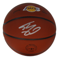 Shaquille O'Neal Signed Lakers Logo NBA Basketball (Schwartz) at PristineAuction.com