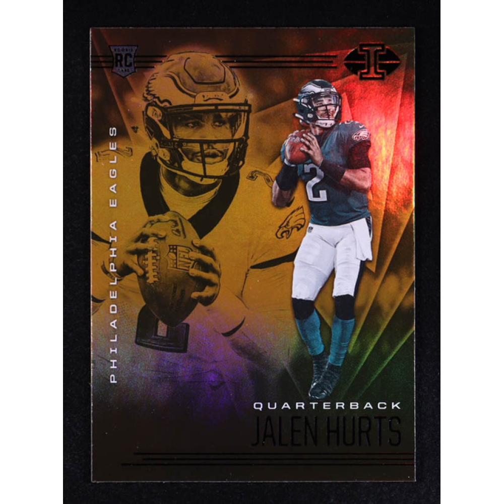 Jalen Hurts 2020 Panini Illusions Orange #11 RC at PristineAuction.com