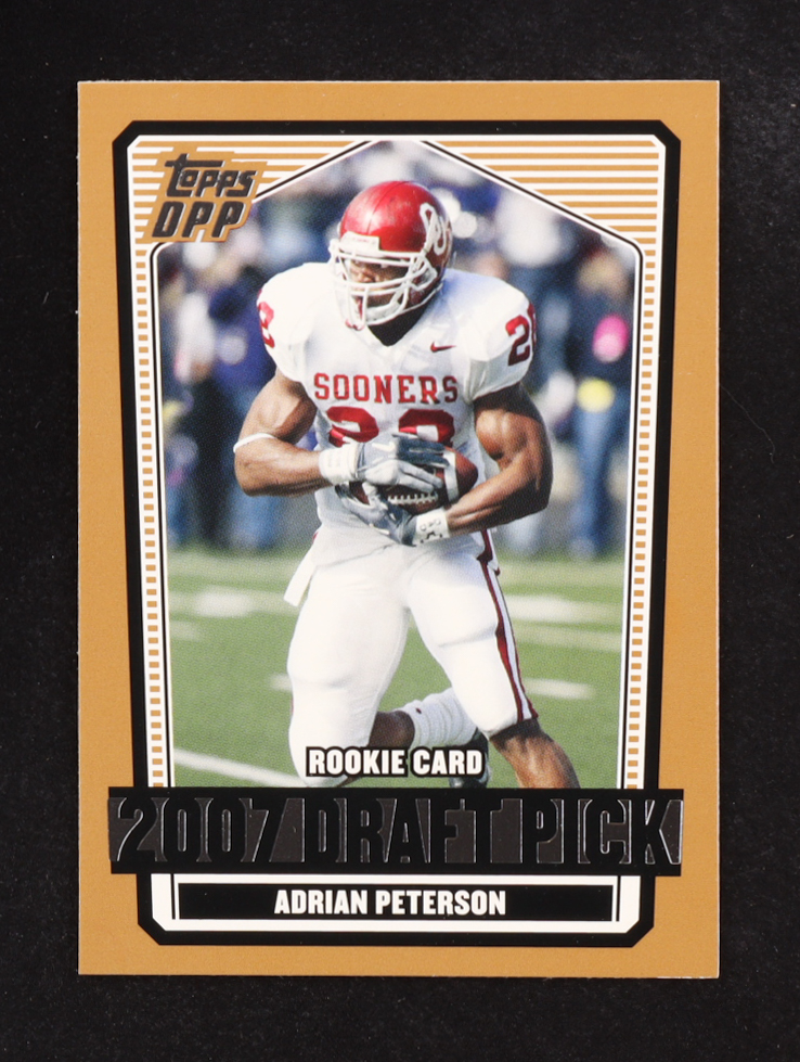 Adrian Peterson 2007 Topps Opp Draft Pick #135 RC at PristineAuction.com Adrian Peterson 2007 Topps Opp Draft Pick #135 RC at PristineAuction.com