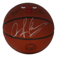 Dennis Rodman Signed Bulls Logo Basketball (Schwartz) at PristineAuction.com