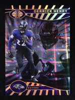 Derrick Henry 2024 Panini Illusions Trophy Collection Mirrored #8 #026/499 at PristineAuction.com